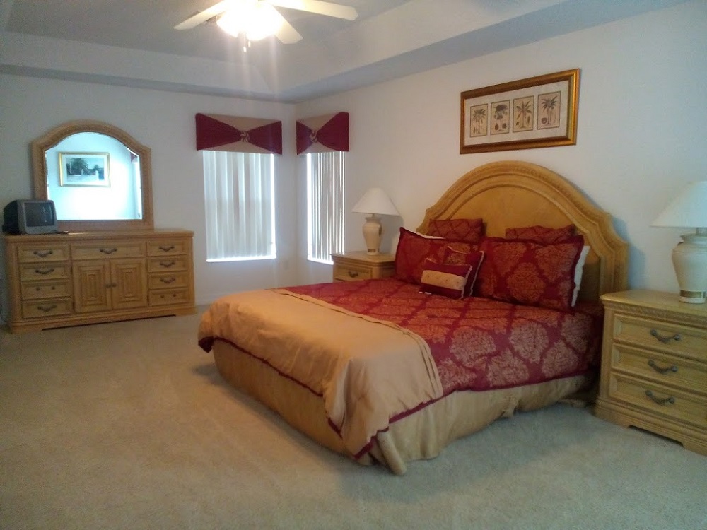 346 Elderberry Drive - Davenport - Master Bedroom - Pilgrim Homes Florida
